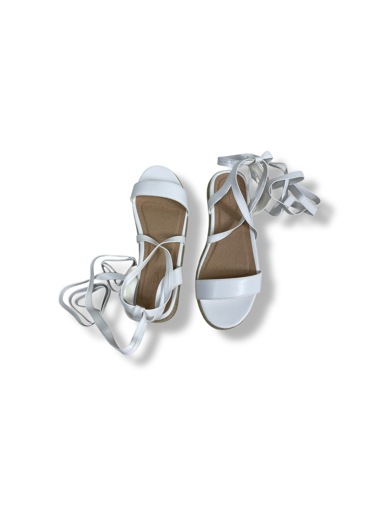 Flache Schuhe - Espadrilles - Plateau Sandalette - Schnürsandalette
