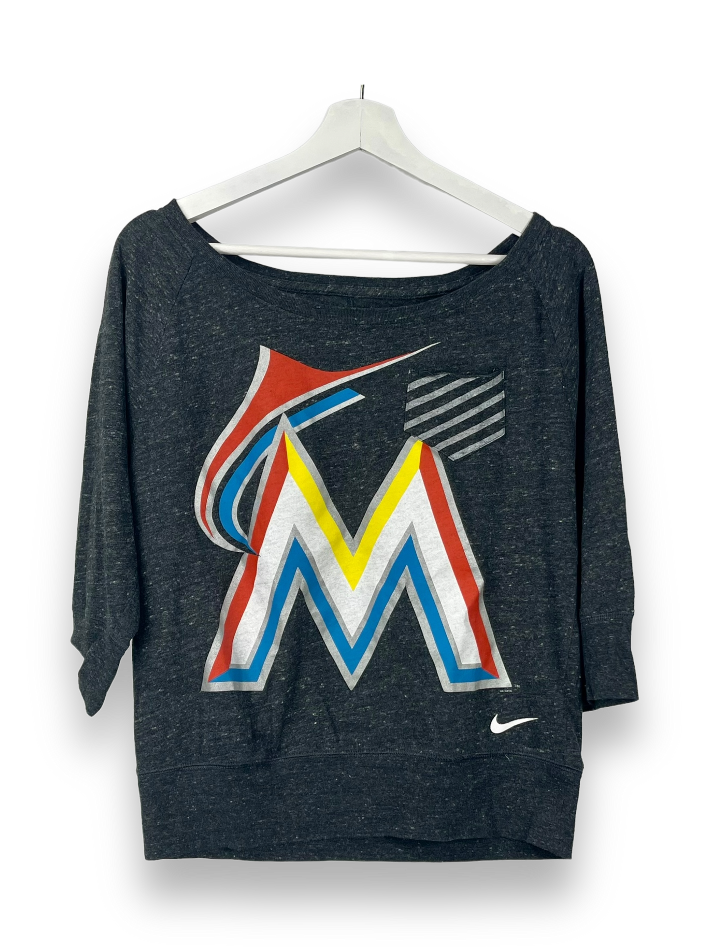 Langarmshirt - Sweatshirt - Miami Marlins - Nike