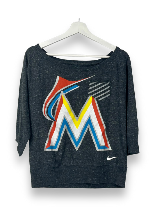 Langarmshirt - Sweatshirt - Miami Marlins - Nike